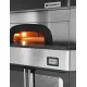 Pizza oven for 6 pizzas with proofer and hood