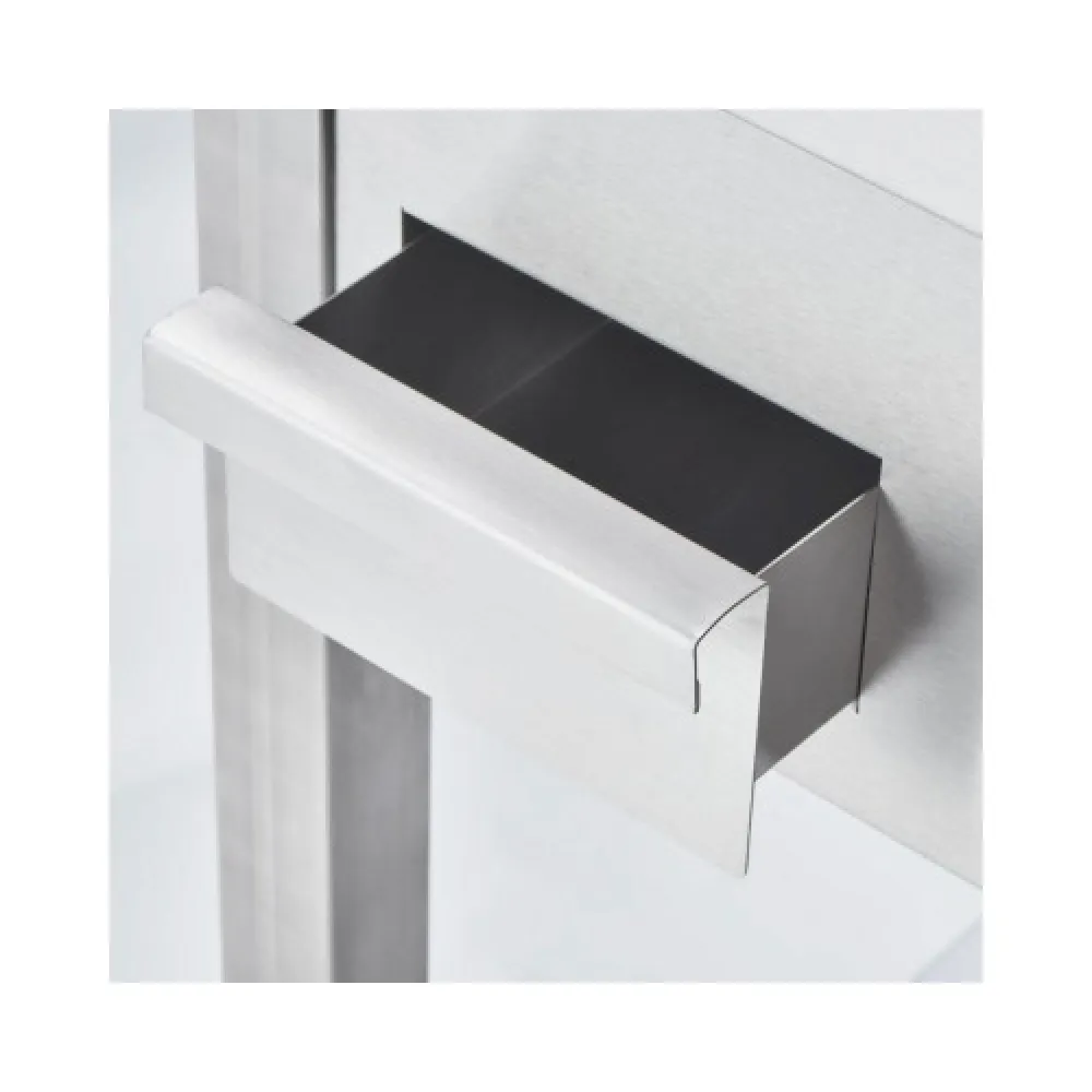 Chrome electric grill with smooth surface 8.0 kW