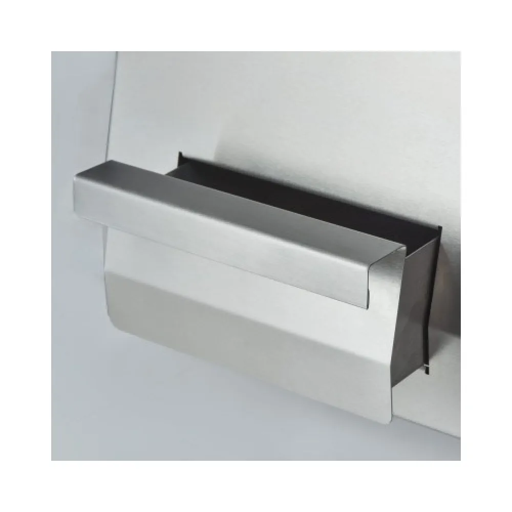 Electric grill ribbed-smooth 8.1 kW chrome