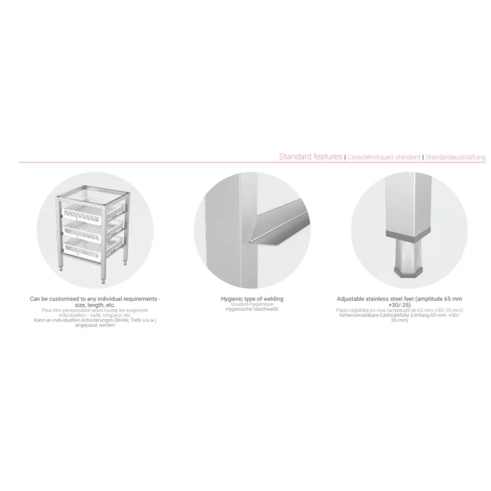 Frame for dishwasher baskets