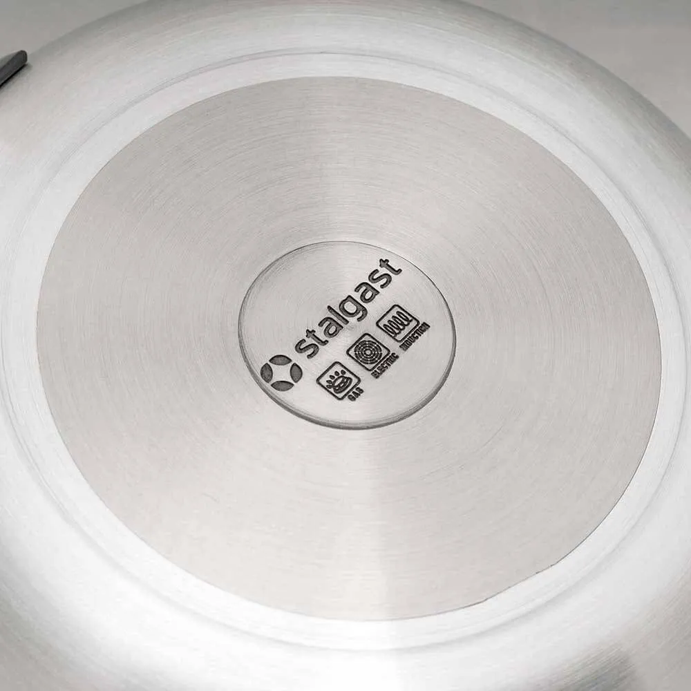 Stalgast Platinum Aluminium Frying Pan for Induction Hobs, 24 cm