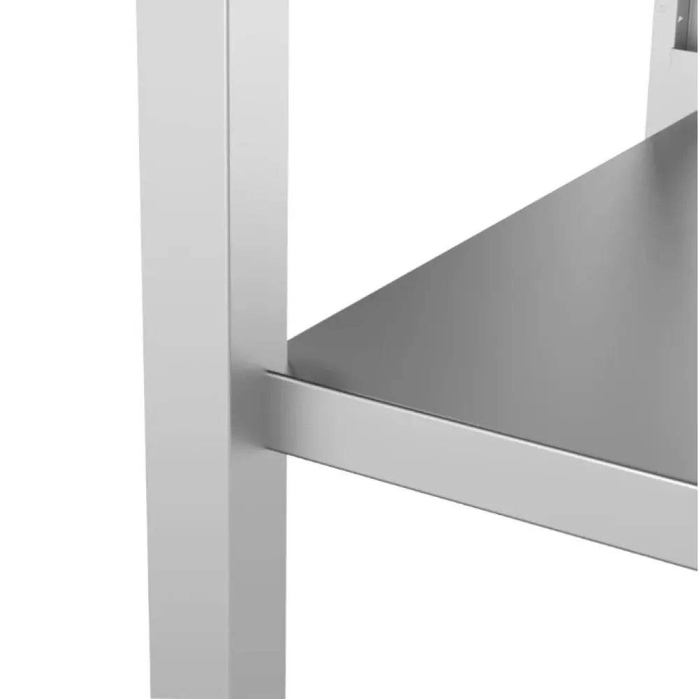 Stainless steel table with sink 1700