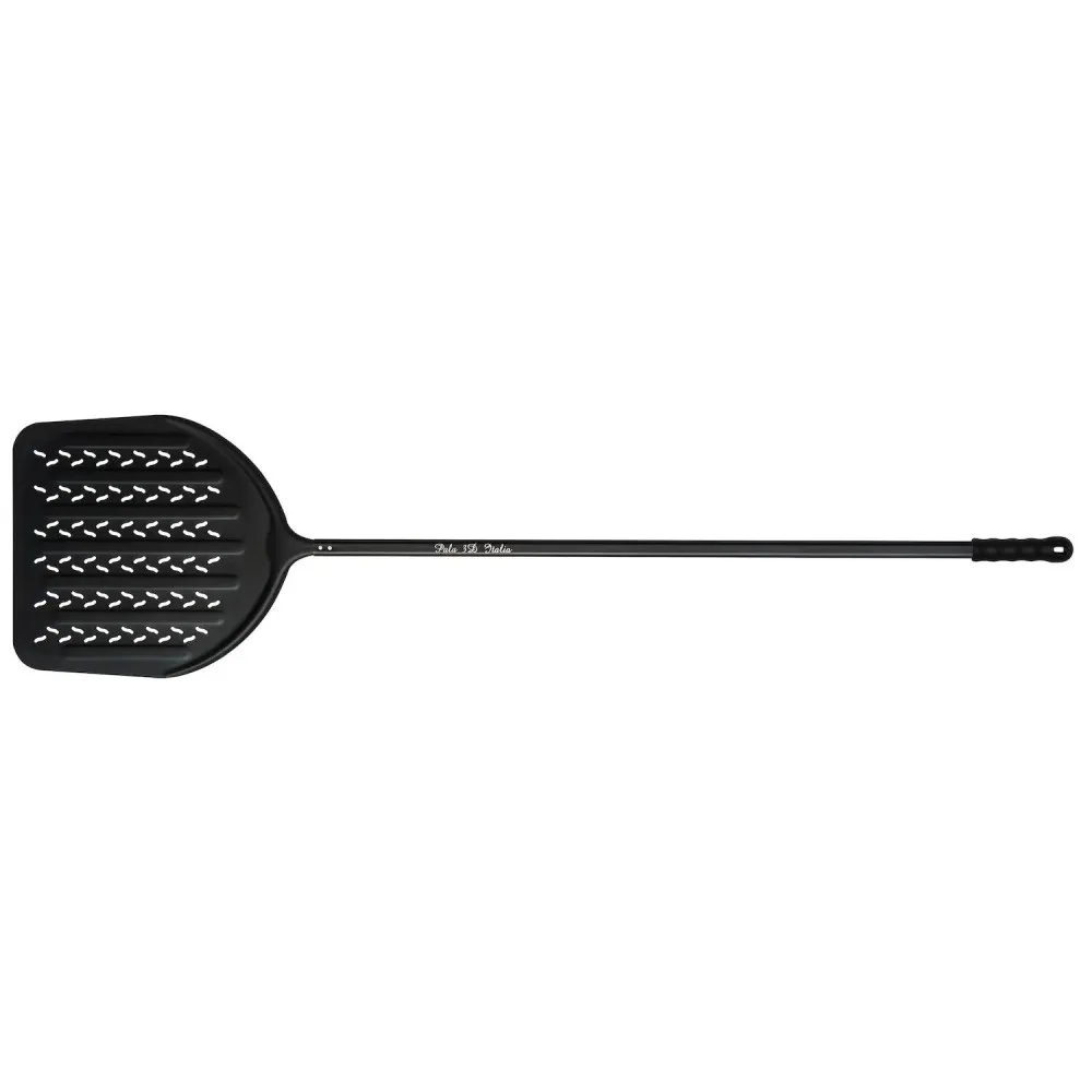 Perforated pizza scoop, black 1700x320mm