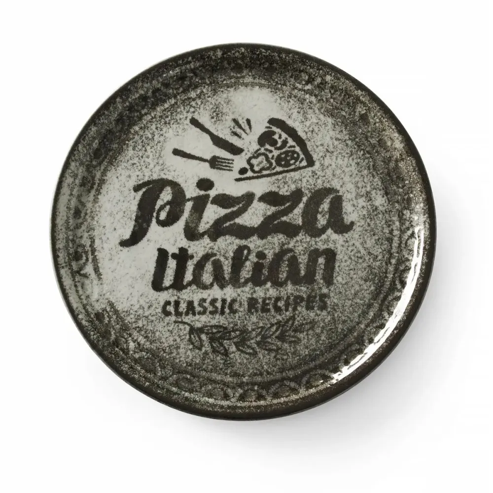 Pizza plate Recipe Collection Black ⌀330mm