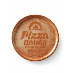 Pizza plate Recipe Collection Brick Red ⌀310mm