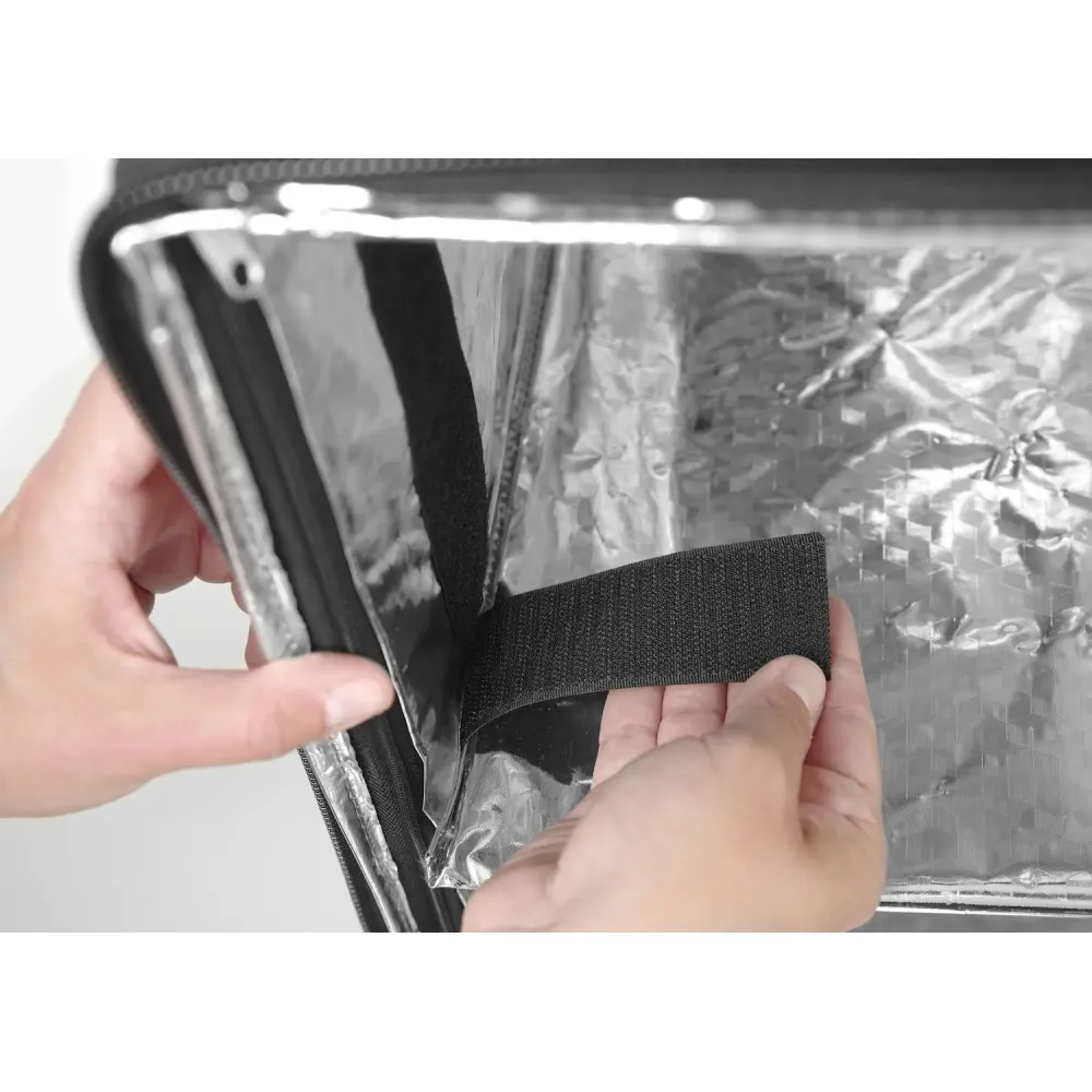 Pizza & food delivery backpack insulted, black 72,2L