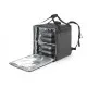 Pizza & food delivery backpack insulted, black 72,2L