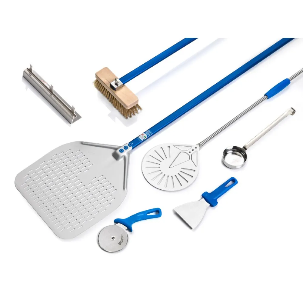Professional kit for pizza with perforated spatula, 33x33x150cm