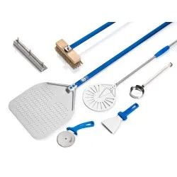 Professional kit for pizza with perforated spatula, 33x33x120cm