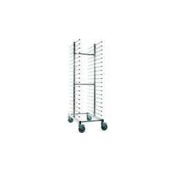 Double cart for pizza/pastry trays 600x400 mm, BI-4U