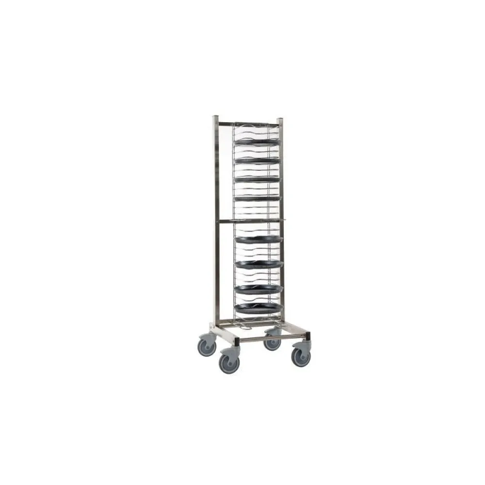 Pizza tray trolley, d-26-38cm