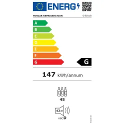 Refrigirated wine cooler Glass Line G-BJ118