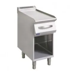 Stainless steel table with drawer 400 x 730 x 850 mm