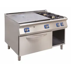 Gas stove top with gas oven 33,6 KW