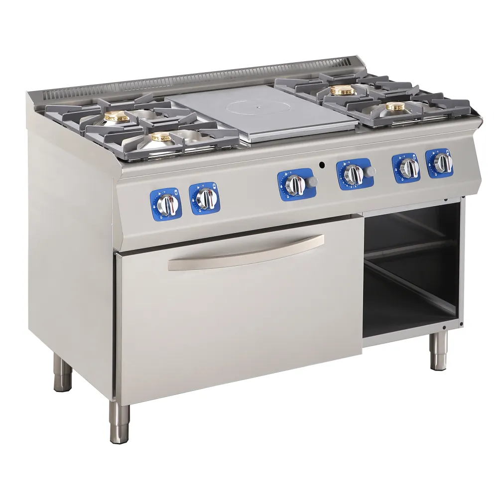 Gas stove top with gas oven 48 kW