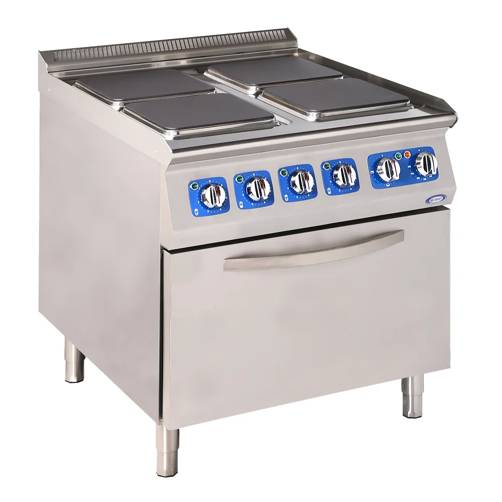 Electric cooking top with oven 21,5kW