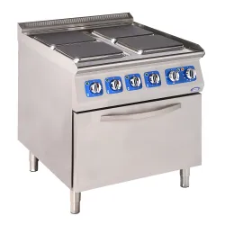Electric cooking top with oven 21,5kW