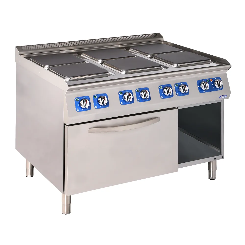 Electric cooking top with oven 29,5kW