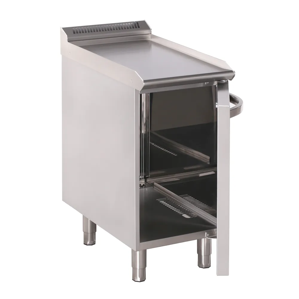 Table with hinged door 400 x 930 x 850 mm