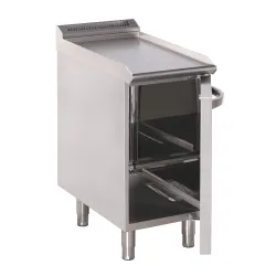 Table with hinged door 400 x 930 x 850 mm