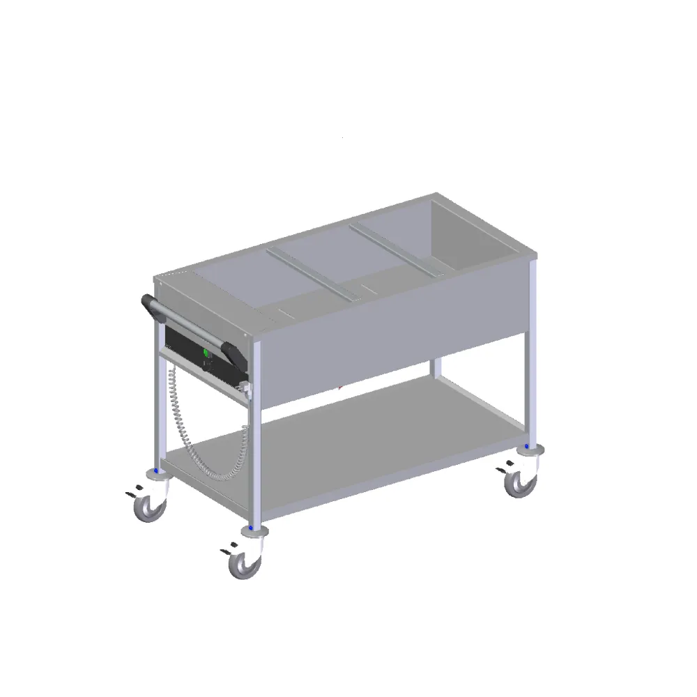 Heated cooking trolley 3xGN 1/1, with common temperature control
