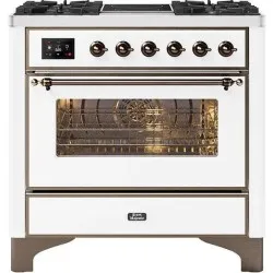 Ilve Majestic 90cm with 4 Gas Burners and Dual Zone Induction