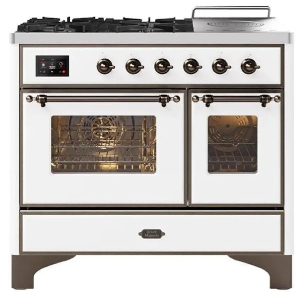 Ilve Majestic Milano MD10SDNE3 100cm Dual Fuel Range Cooker