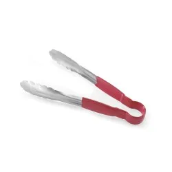 Serving tongs 300 mm, red