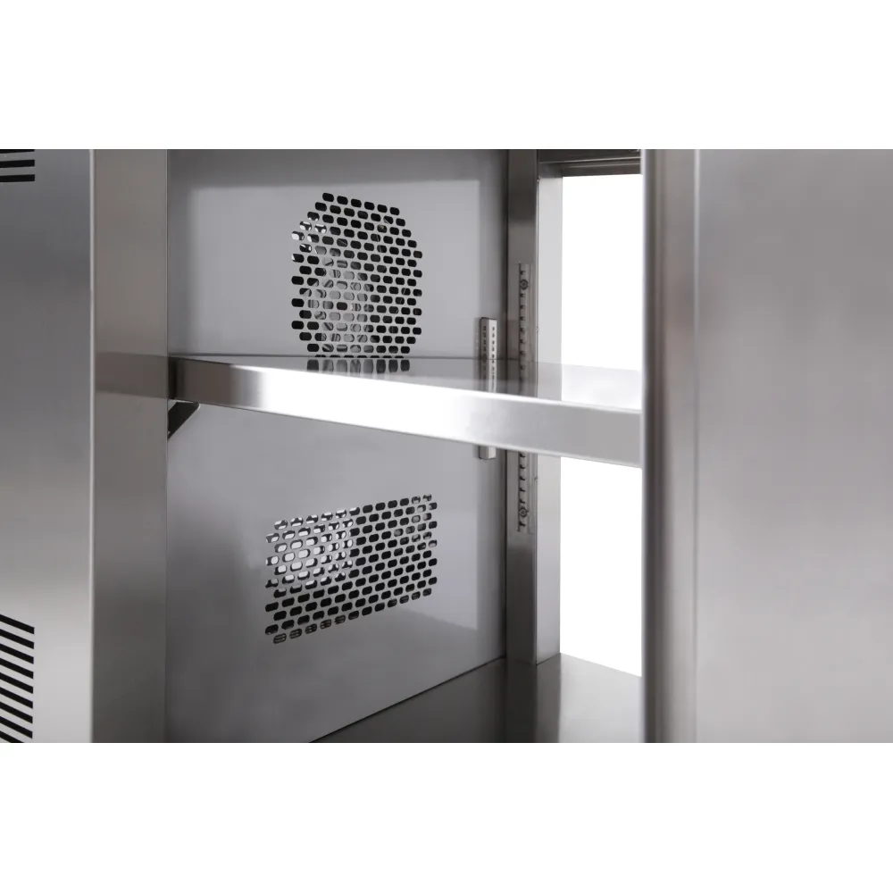 Hot cupboard with neutral worktop 1000 x 600 mm