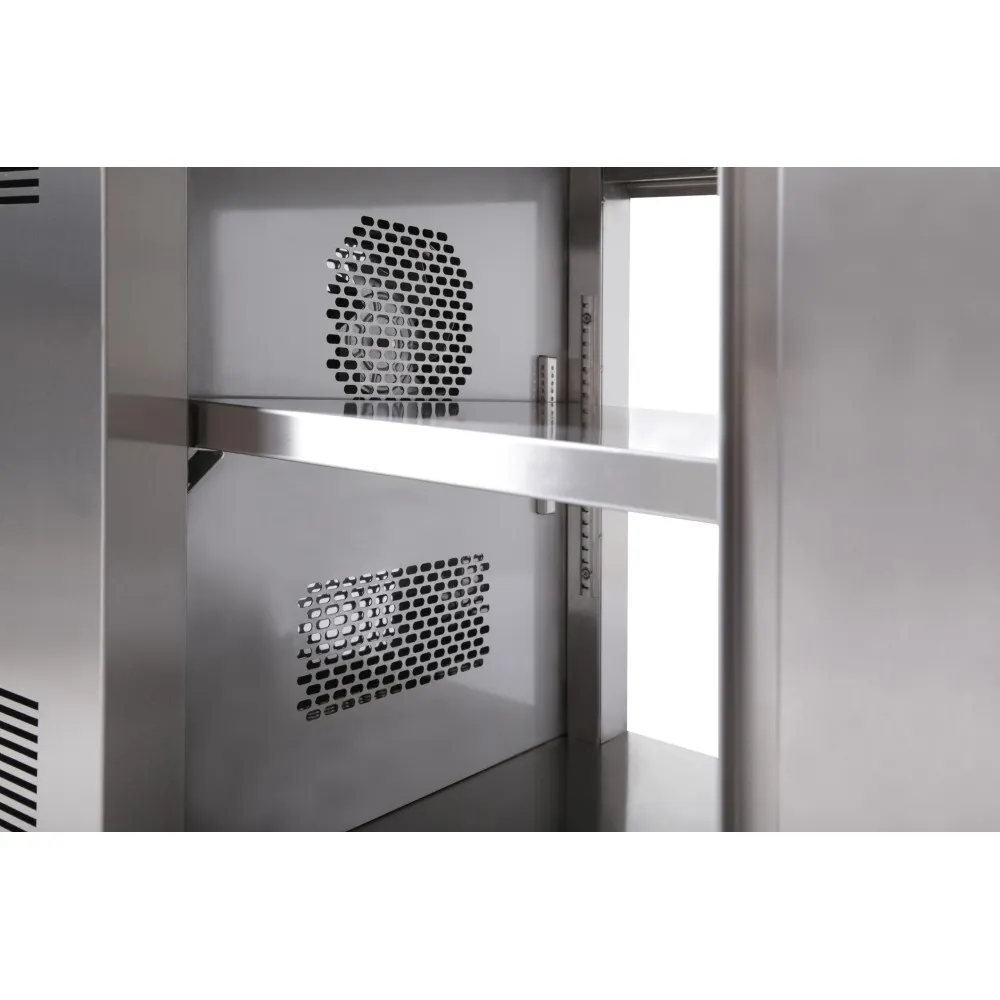 Hot cupboard with neutral worktop 1000 x 700 mm