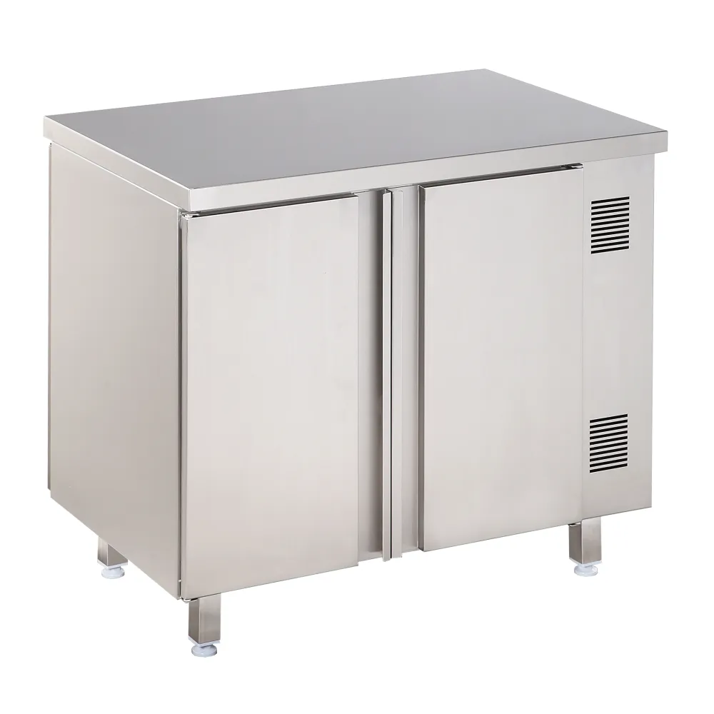 Hot cupboard with double hinged doors 900 x 600 mm