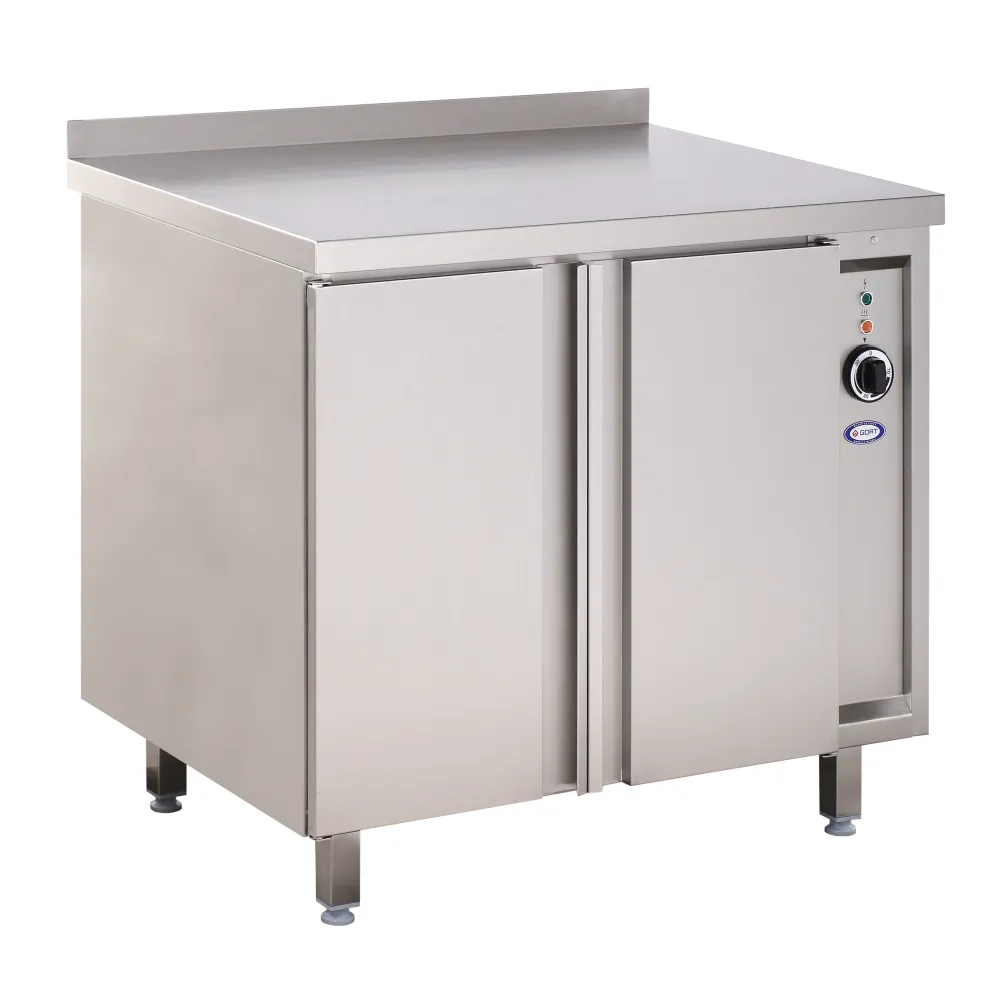 Hot cupboard with double hinged doors 900 x 600 x 850 mm
