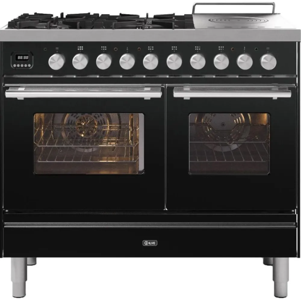 Stove with oven Professional Plus 100 cm PD10SWE3 4 burners + enlarged baking area