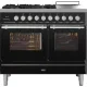 Stove with oven Professional Plus 100 cm PD10SWE3 4 burners + enlarged baking area