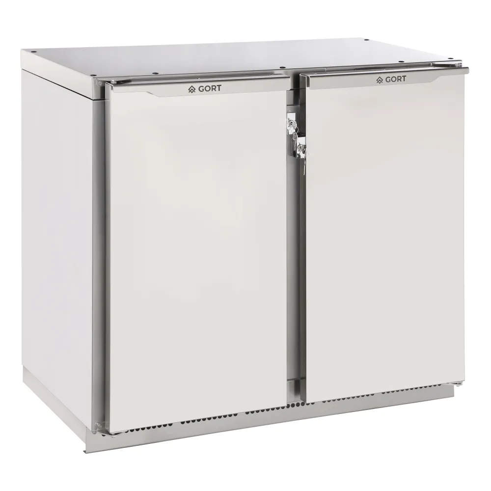 Bar cooler with 2 doors 139L