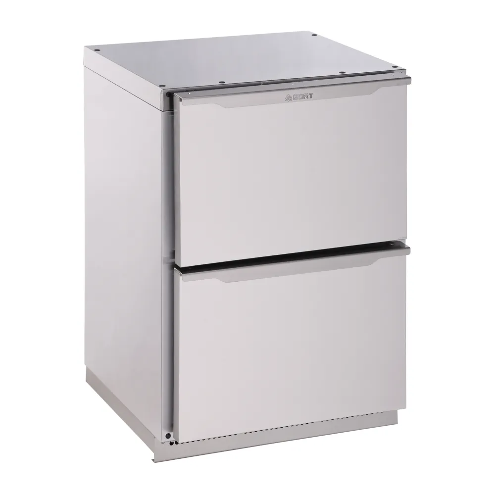 Bar cooler with drawers 69L