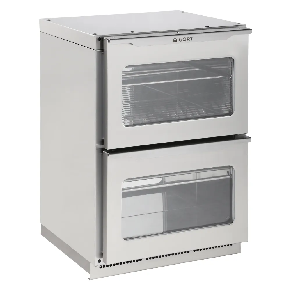 Bar cooler with glass drawers 69L