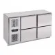 Bar cooler with 4 drawer sections 158L