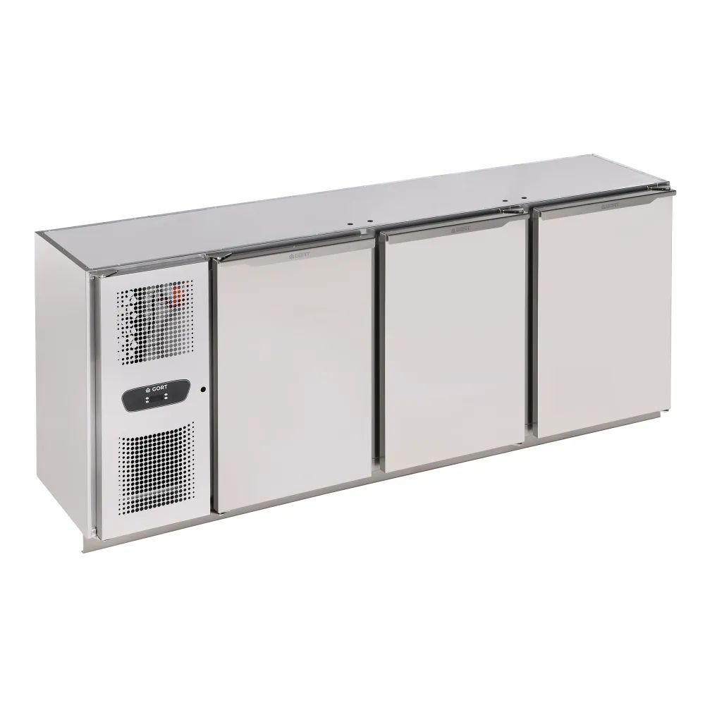 Bar cooler with 3 doors 258L