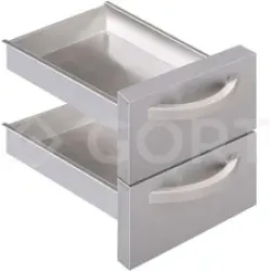 2 drawers section GN1/1-100mm, 400