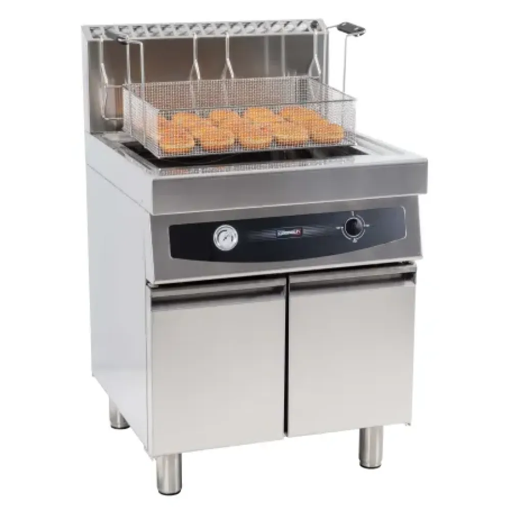 Electric pastry fryer with cabinet 35L