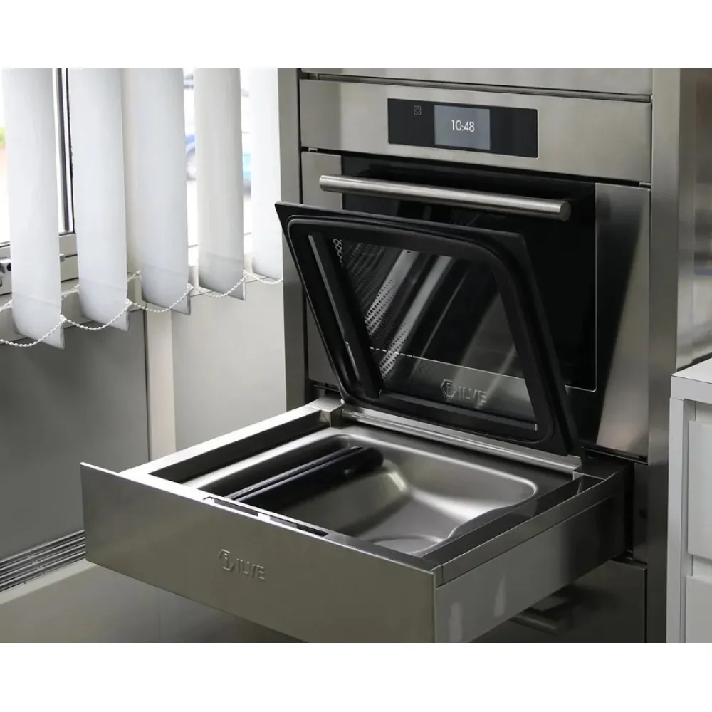 Stainless steel built-in vacuum packing machine 60 cm Ilve VM615SL