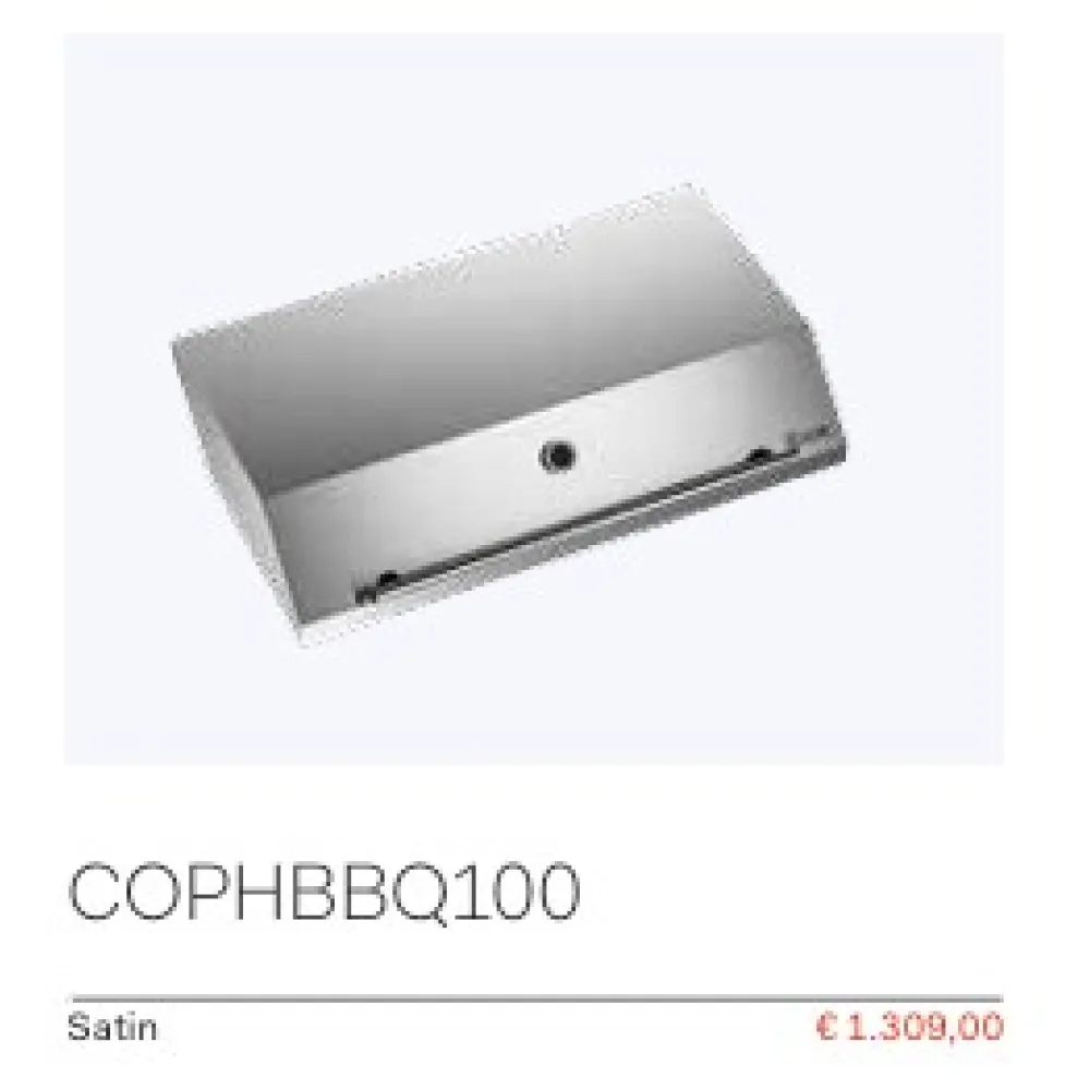 100 cm built-in outdoor barbecue, Professional Plus HBBQ100