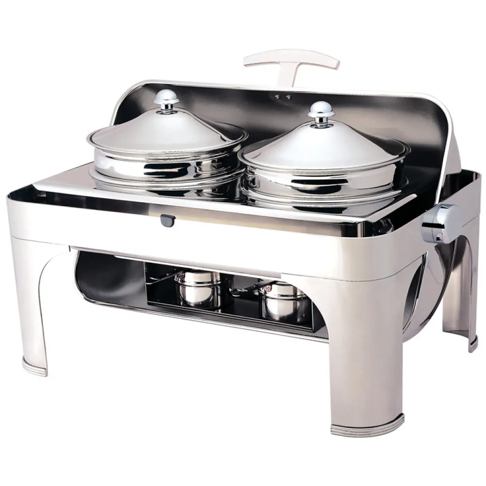 Round chafing dish Roll-Top with pans CD6505