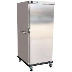 STAINLESS STEEL HOT CABINET ON CASTORS HE540