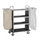 Laundry trolley with shelves CA1510