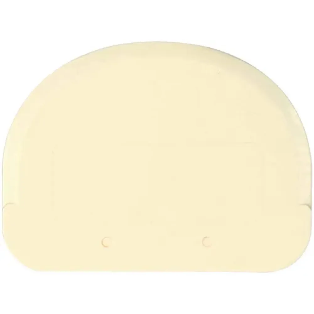 Half-round dough scraper, 120x88mm