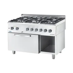 Gas stove with electric convection oven 21.0 /6.5 kW ECO