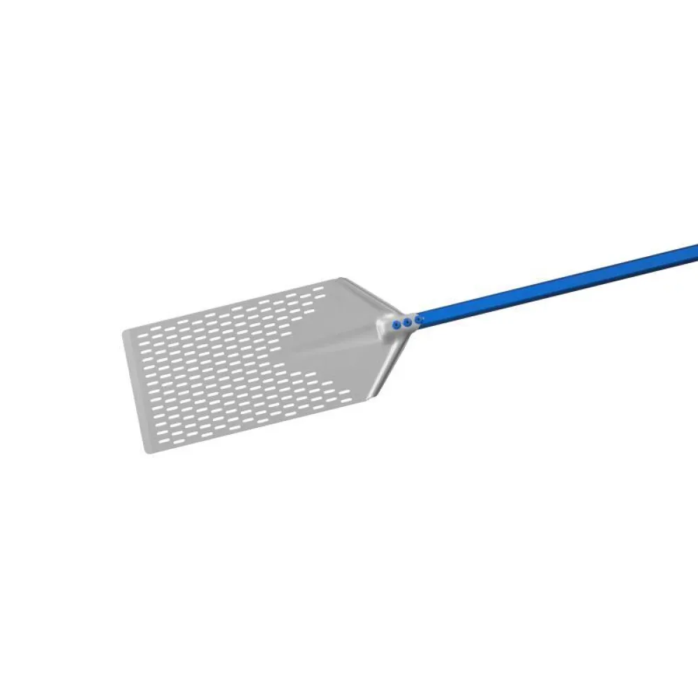 Perforated pizza peel, roman style