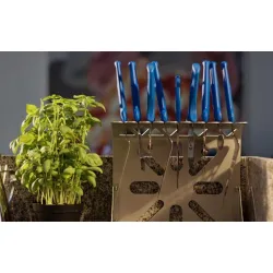 Table top 9 slots accessories rack